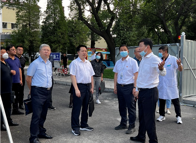 民政部對鞍山湯崗子醫院康復驛站項目考察指導